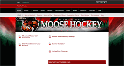 Desktop Screenshot of mooseyouthhockey.org